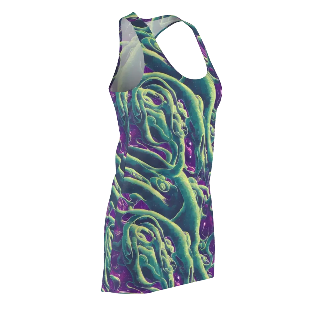 Viridian Flux on Racerback Dress — Front Side