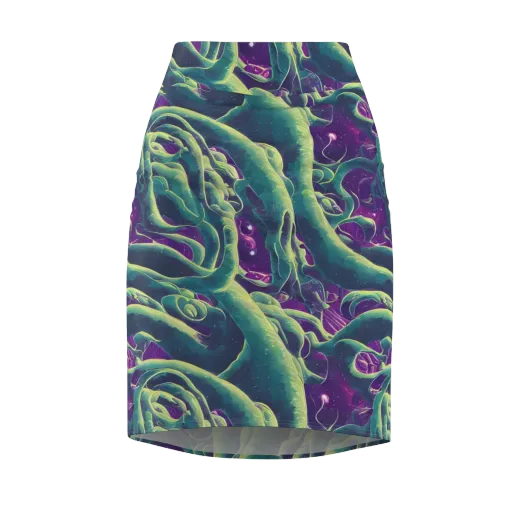 Viridian Flux on a Pencil Skirt