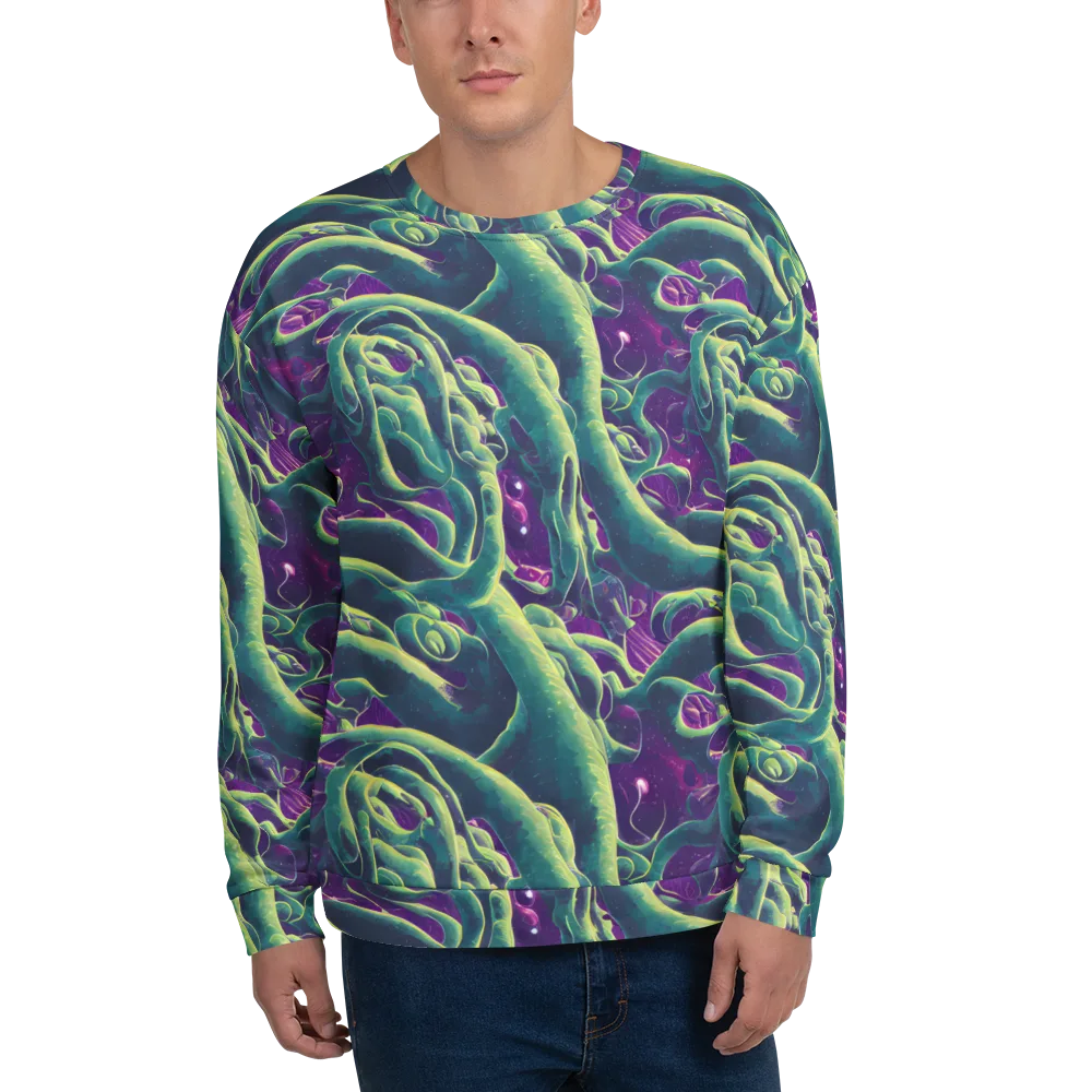 Viridian Flux on Sweatshirt — Front