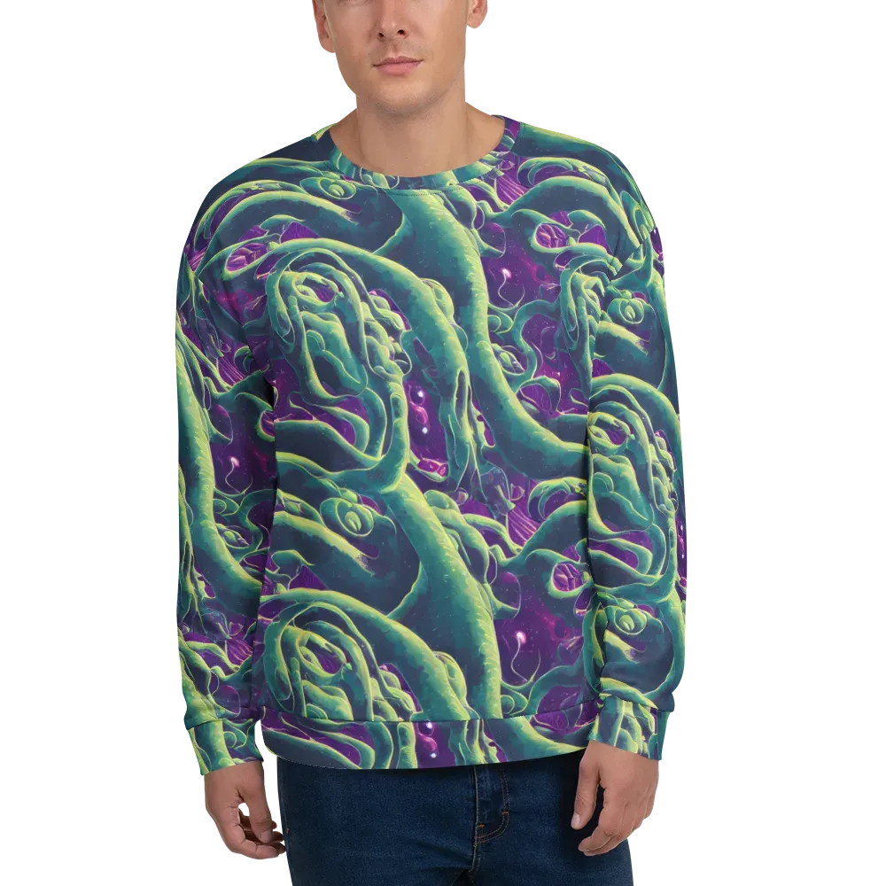 Viridian Flux on Sweatshirt — Front