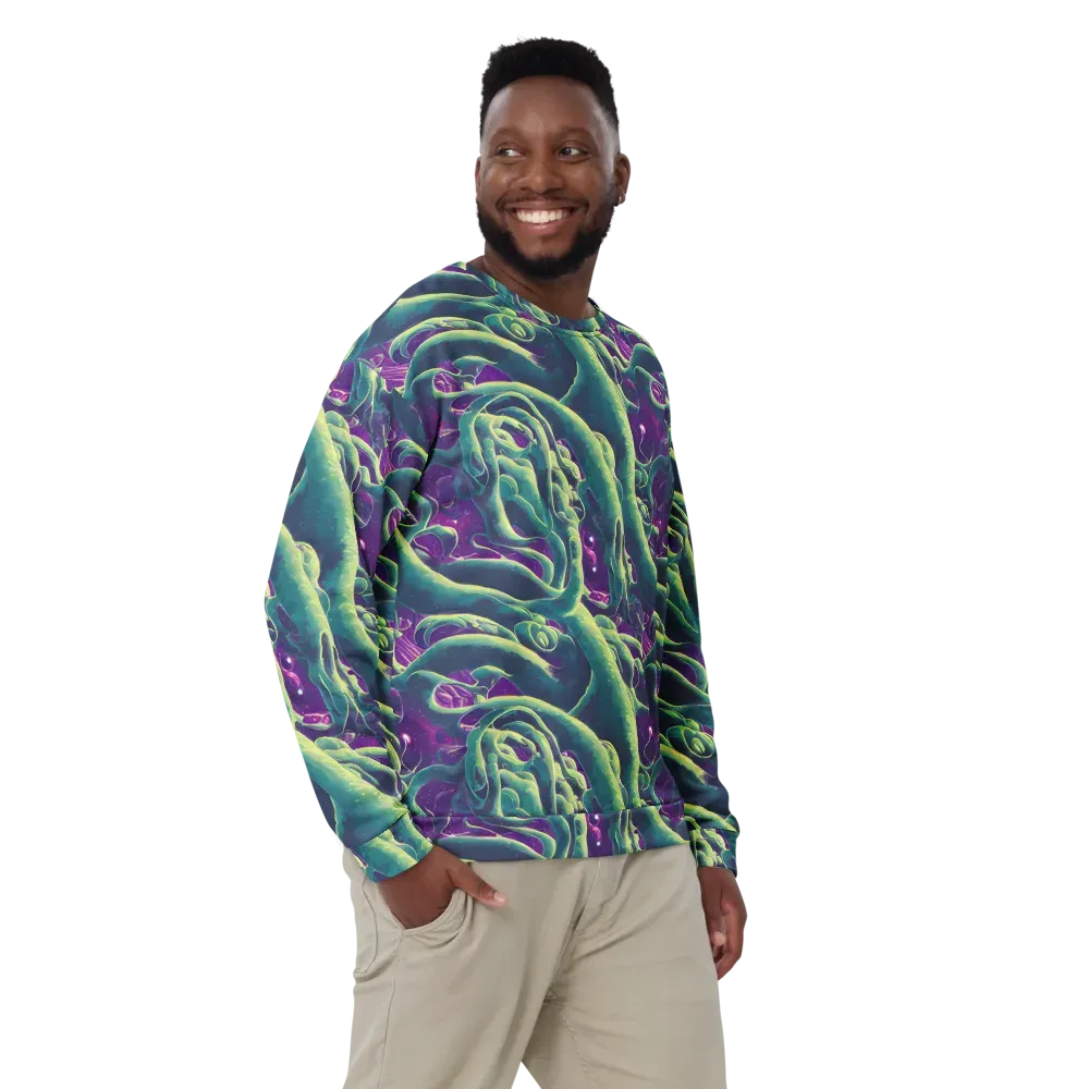 Viridian Flux on Sweatshirt — Front