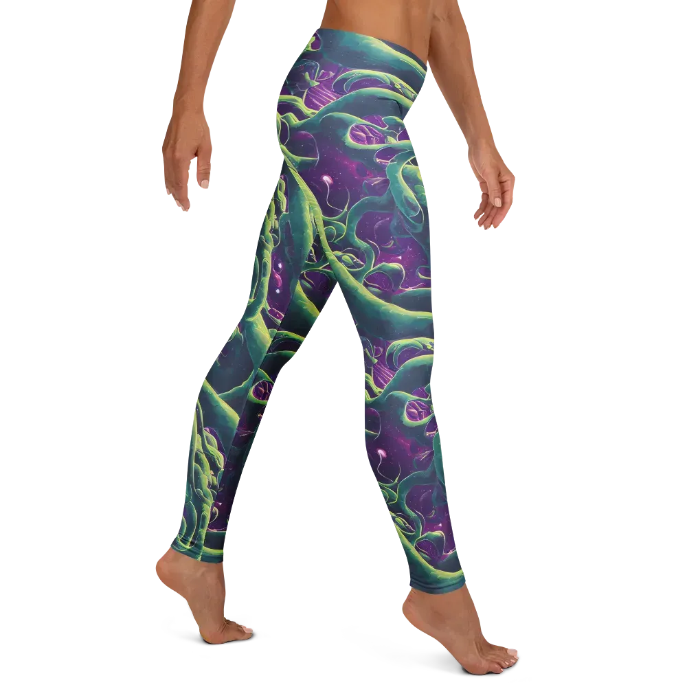 Viridian Flux on Leggings — Right