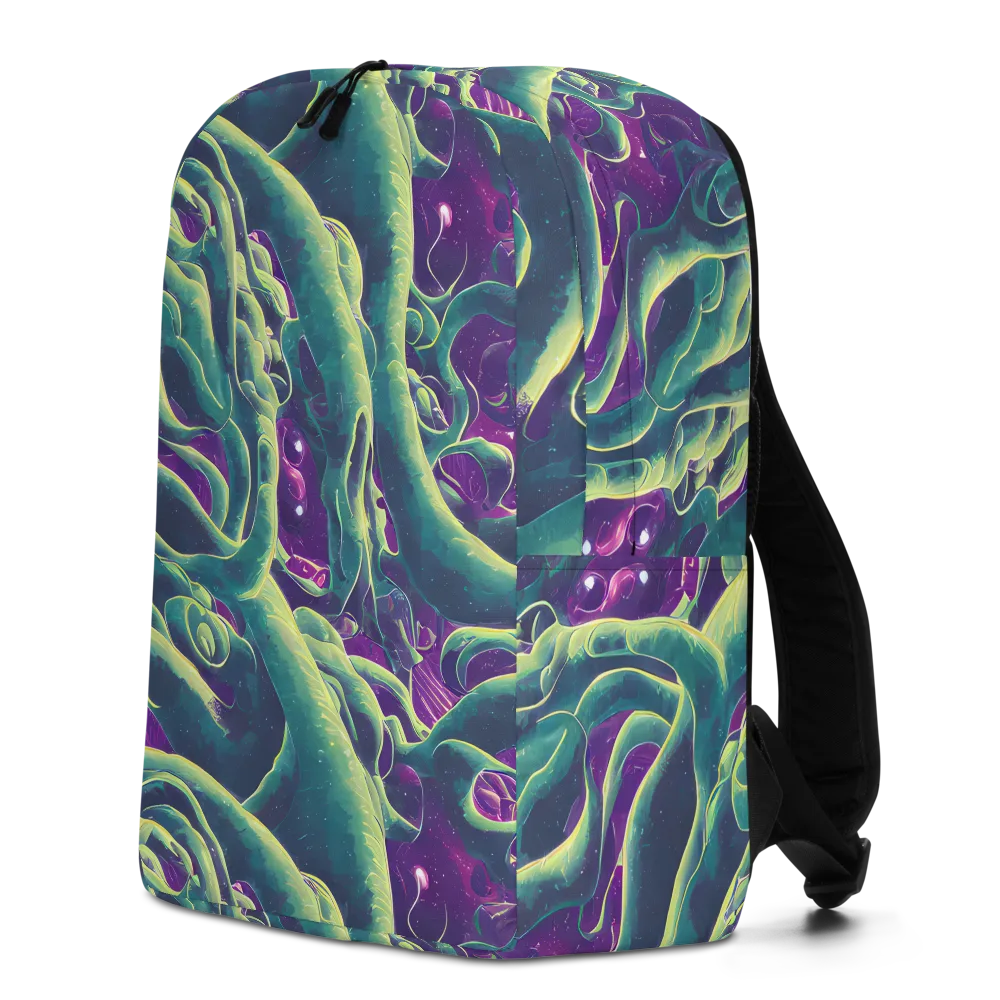 Viridian Flux on Minimalist Backpack — Left