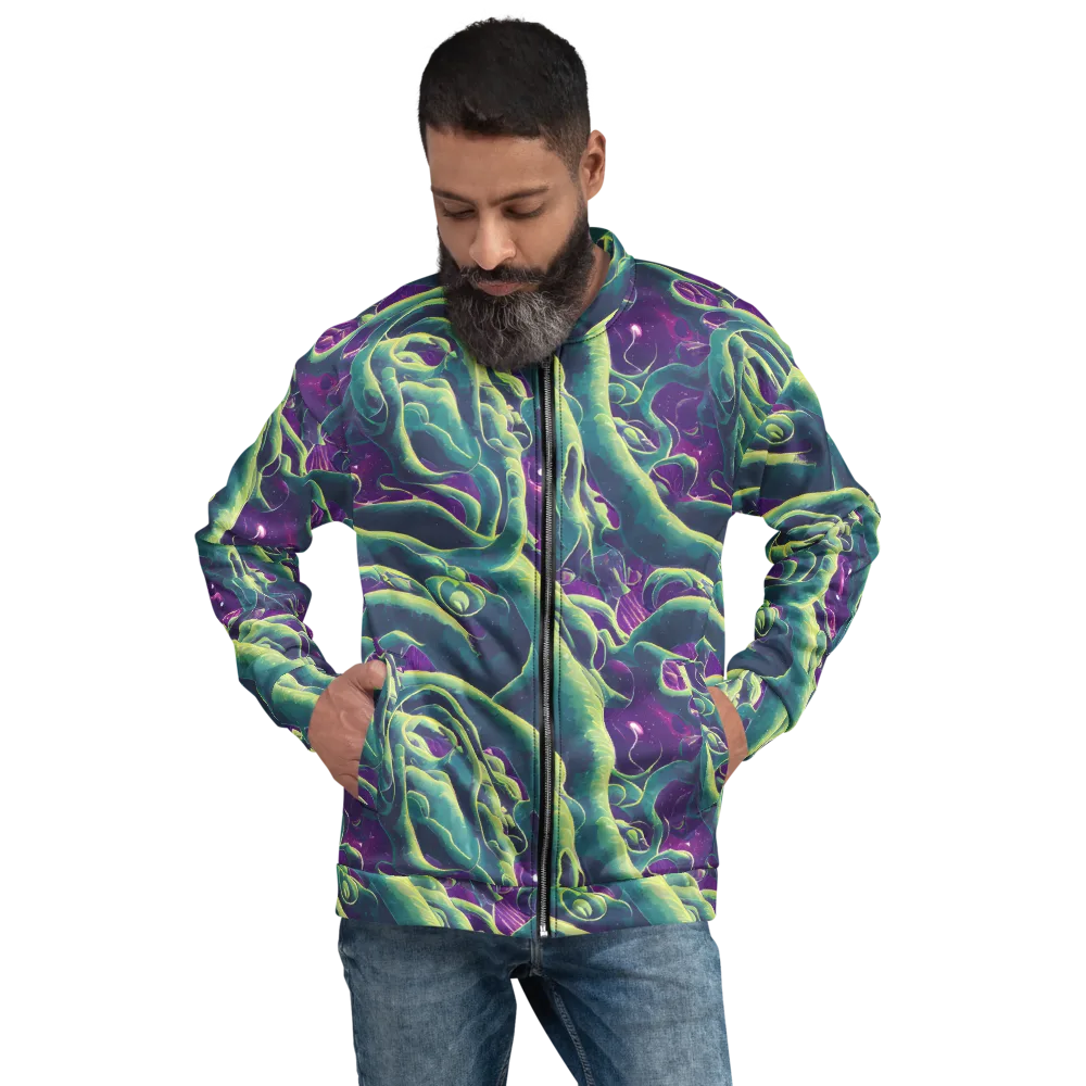 Viridian Flux on Bomber Jacket — Front
