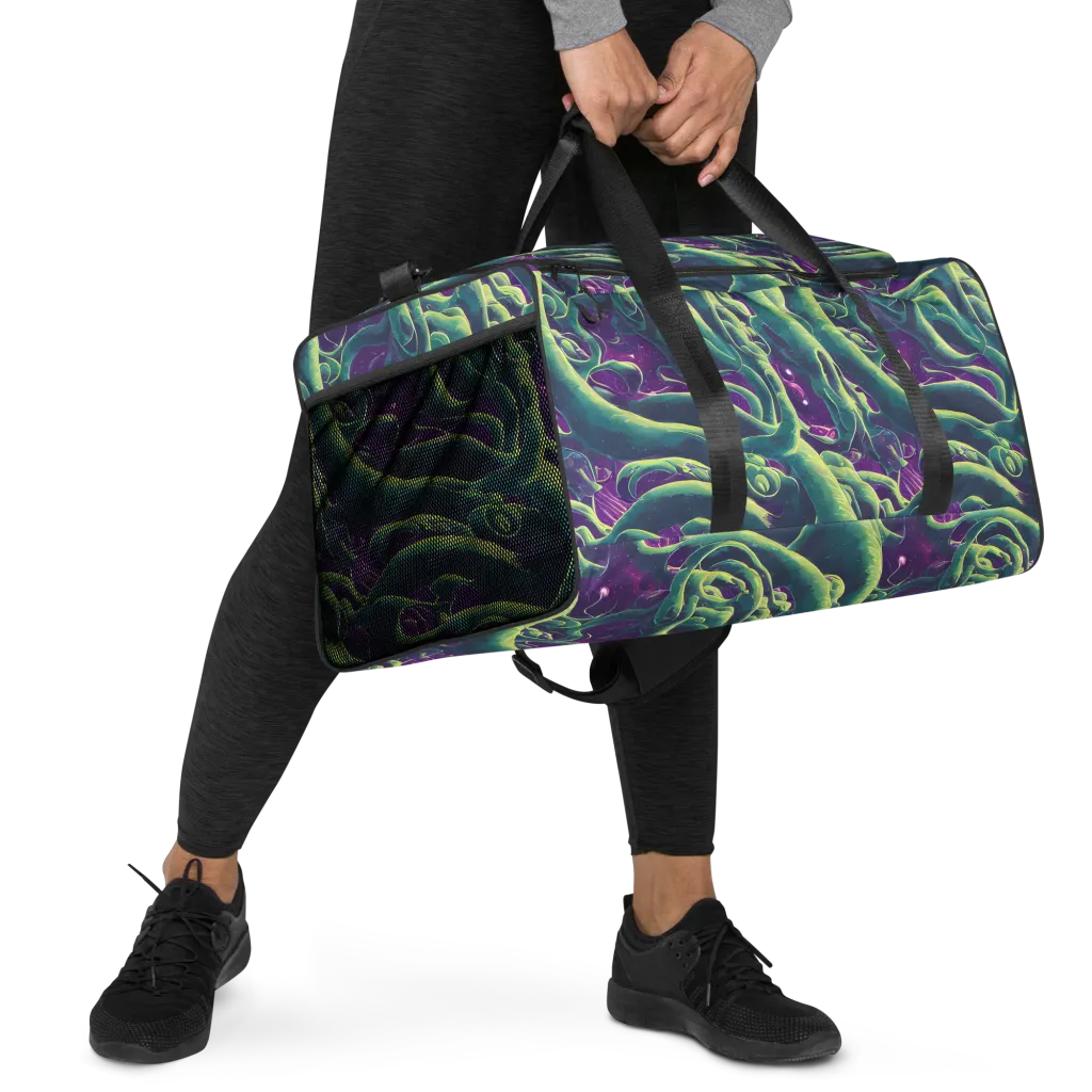 Viridian Flux on Duffle Bag — Right Front