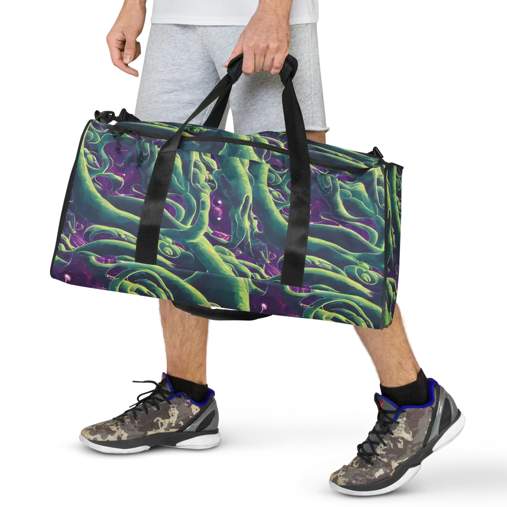 Viridian Flux on Duffle Bag — Front