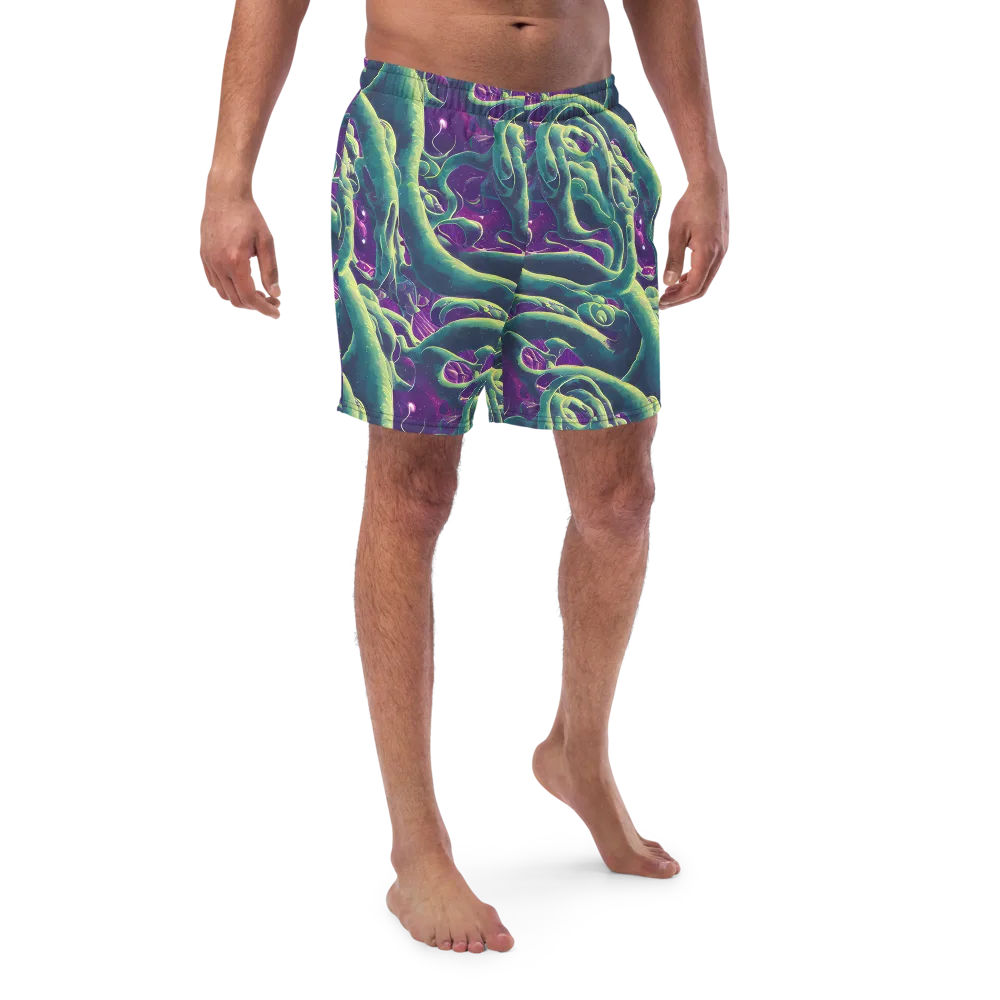 Viridian Flux on Swim Trunks — Front