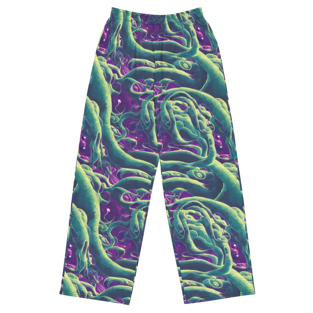 Viridian Flux on Wide-Leg Pants — Front