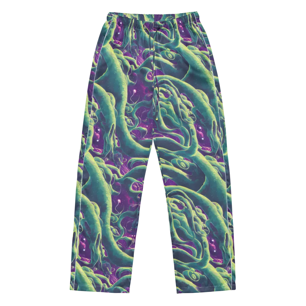 Viridian Flux on Women's Pajama Pants — Front