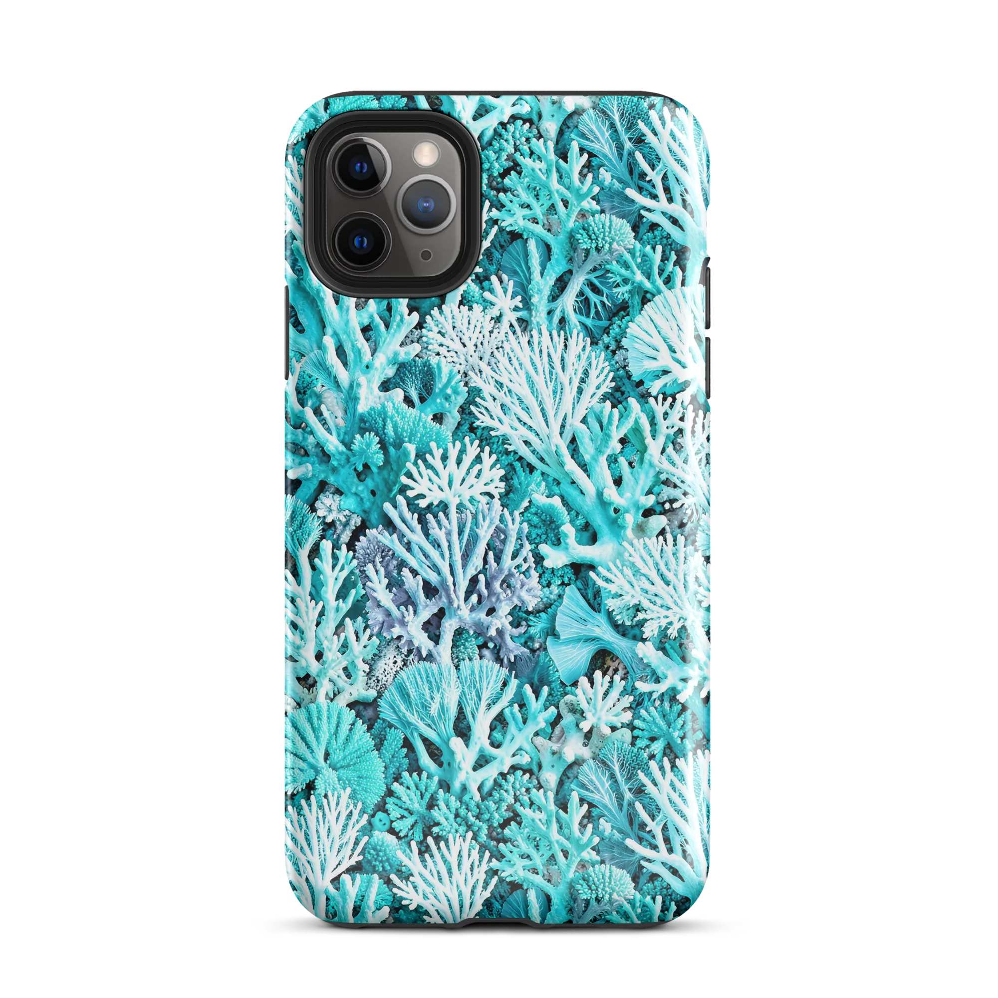 Aqua Coral Garden on Tough Case for iPhone® — Front