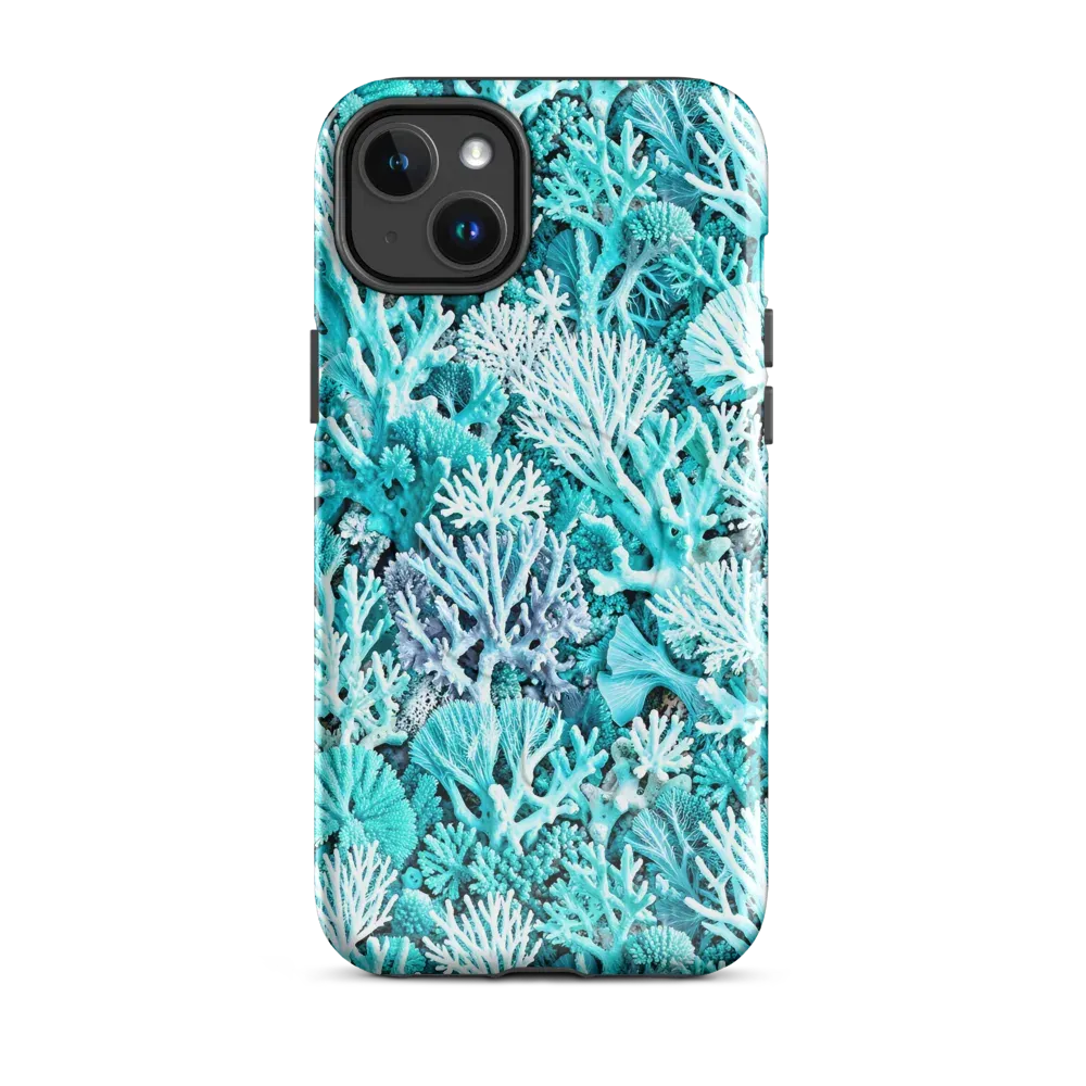 Aqua Coral Garden on MagSafe Tough Case for iPhone® — Front