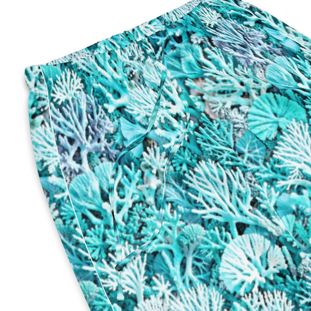Aqua Coral Garden on Women's Pajama Pants — Product details