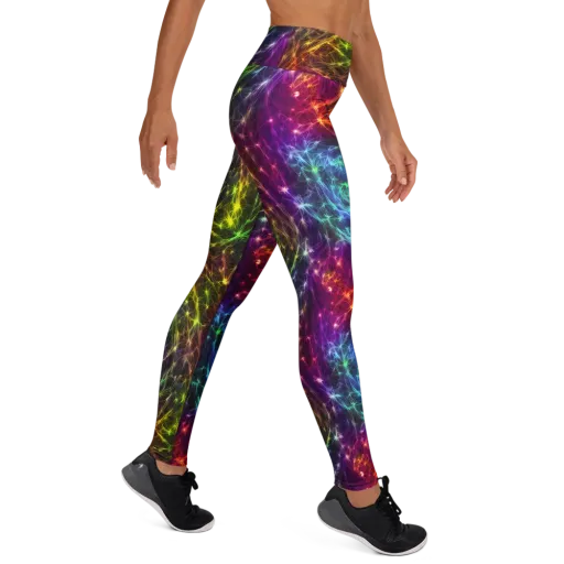 Cosmic Filaments on a Yoga Leggings