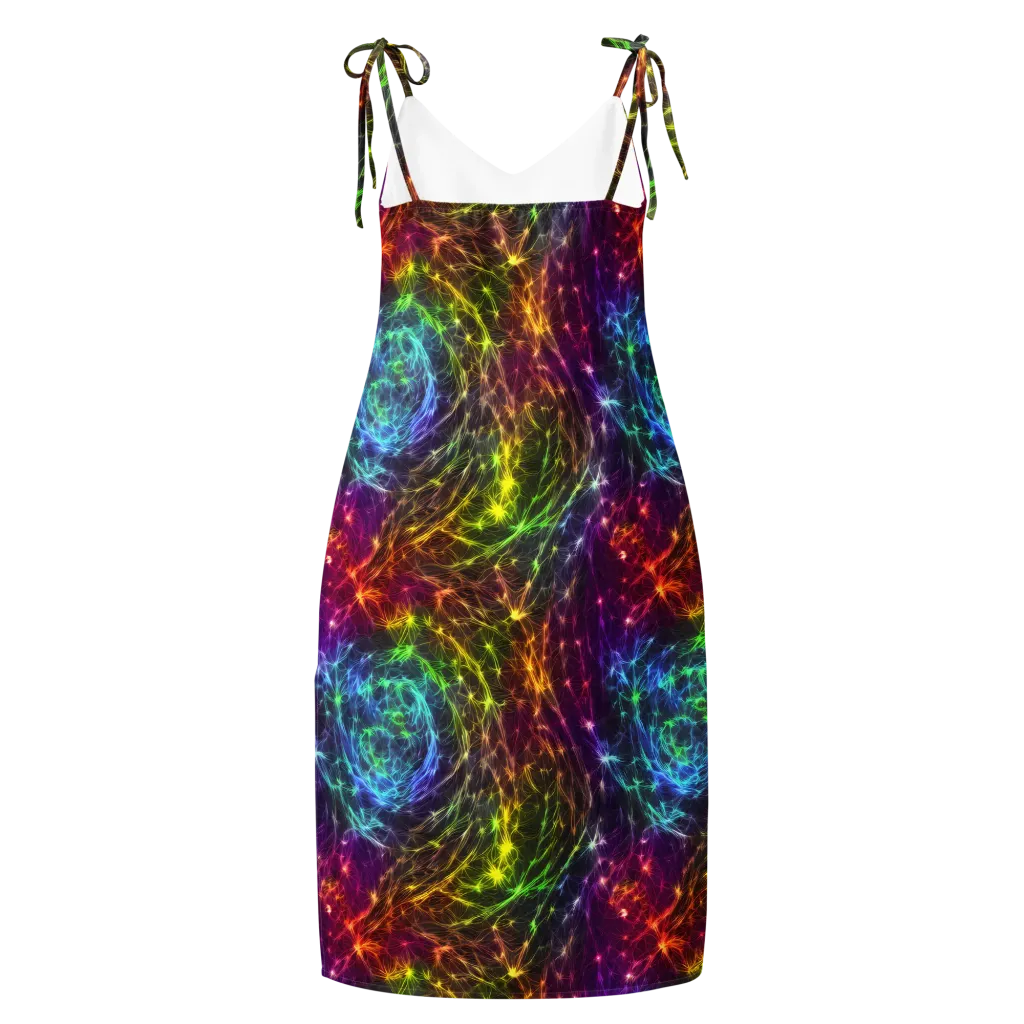 Cosmic Filaments on Slip Dress — Back