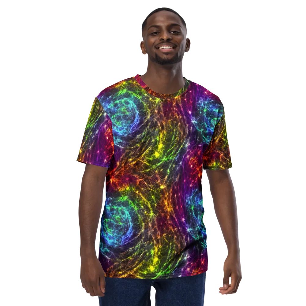 Cosmic Filaments on Men's Crew Neck T-Shirt — Front