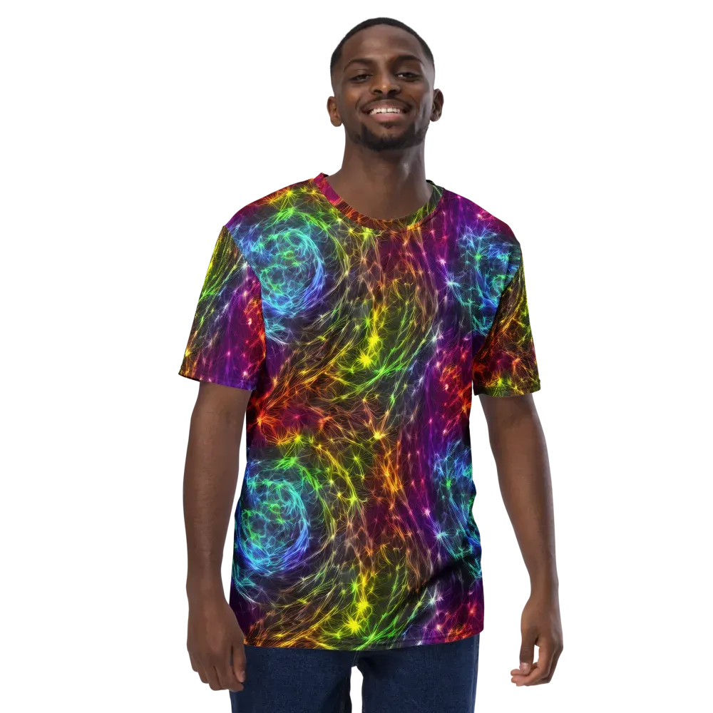 Cosmic Filaments on Men's Crew Neck T-Shirt — Front