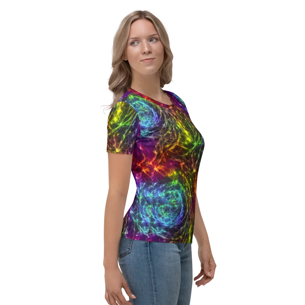 Cosmic Filaments on Women's Crew Neck T-Shirt — Right