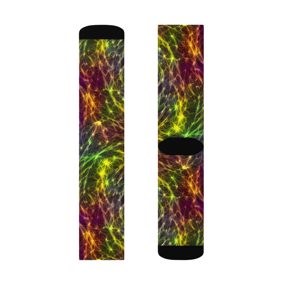 Cosmic Filaments on Socks — Right Sock