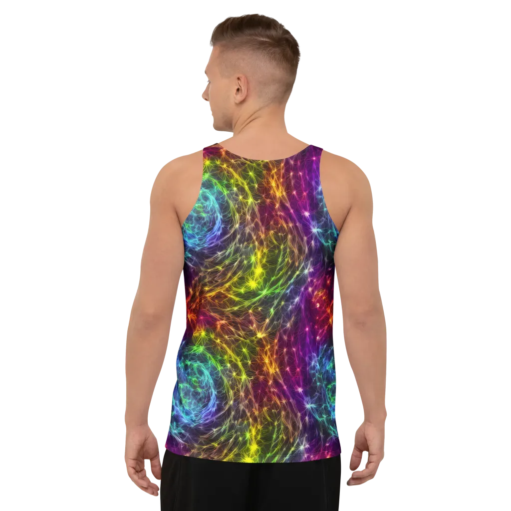 Cosmic Filaments on Men's Tank Top — Back