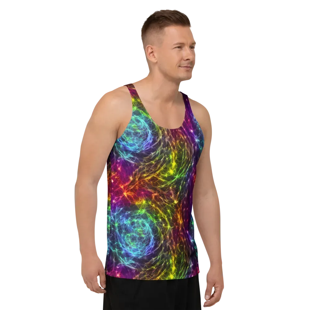 Cosmic Filaments on Men's Tank Top — Right Front