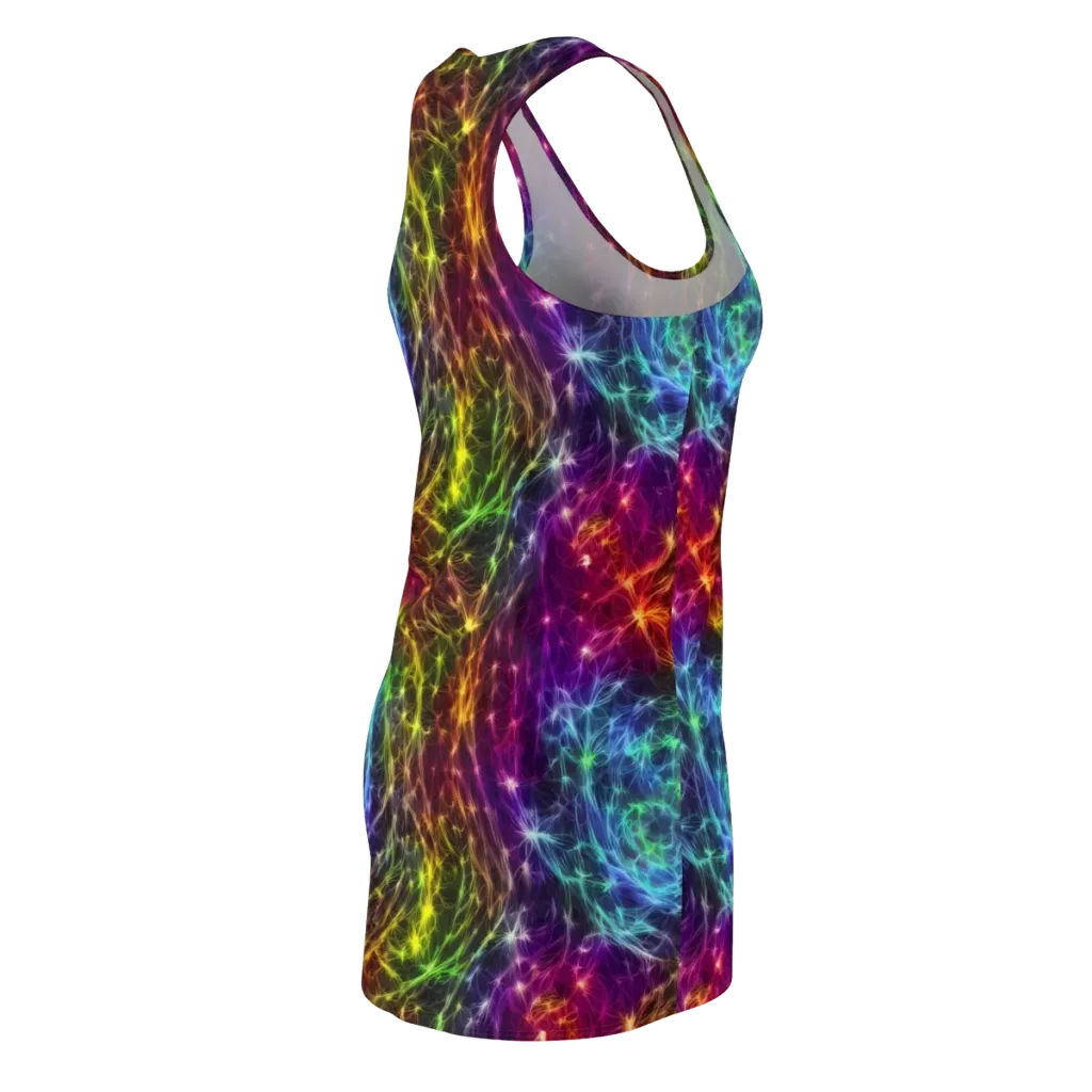 Cosmic Filaments on Racerback Dress — Back Side