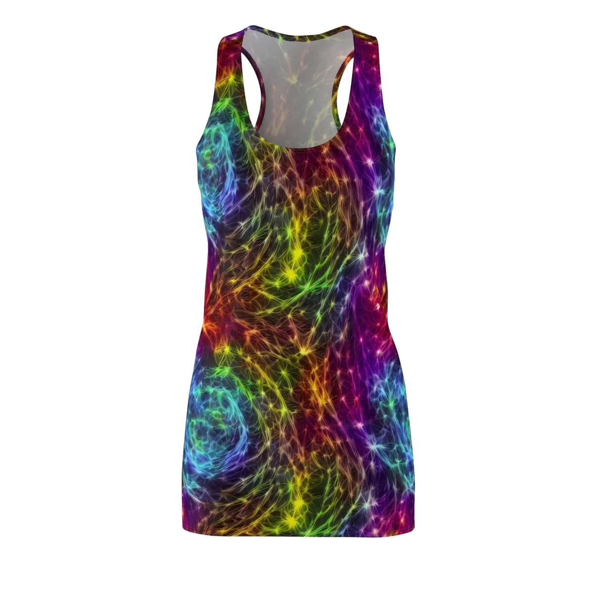 Cosmic Filaments on Racerback Dress — Front