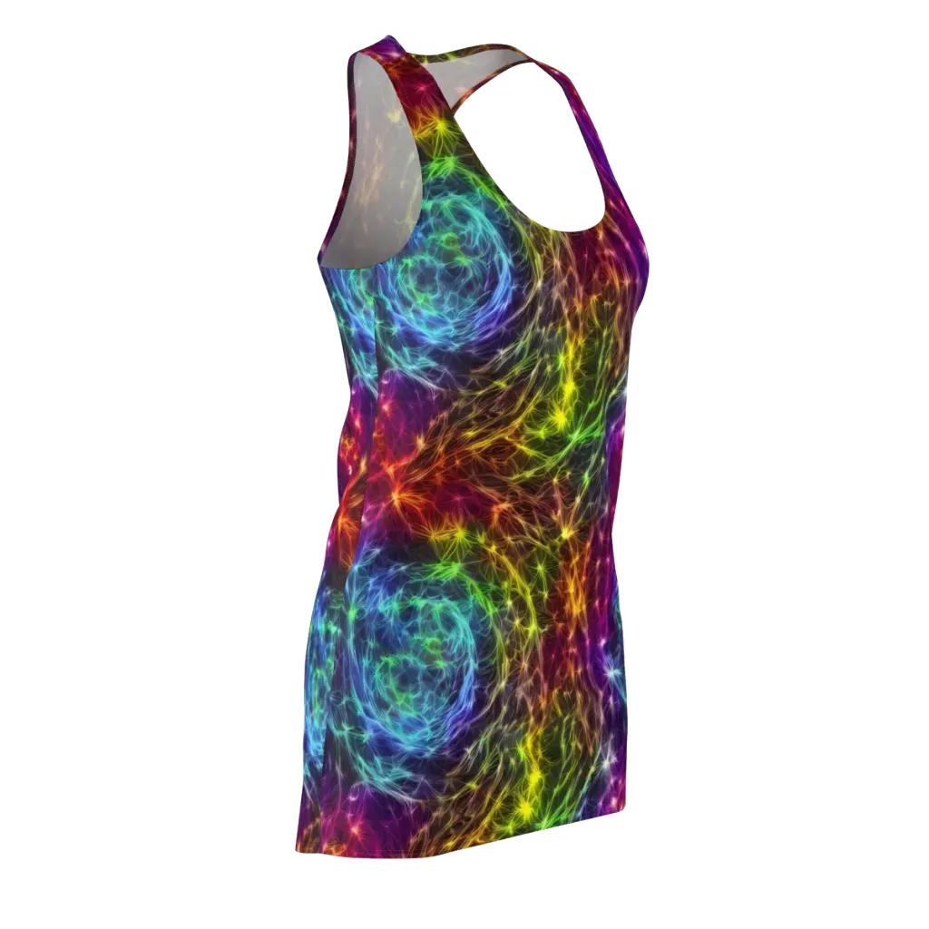 Cosmic Filaments on Racerback Dress — Front Side