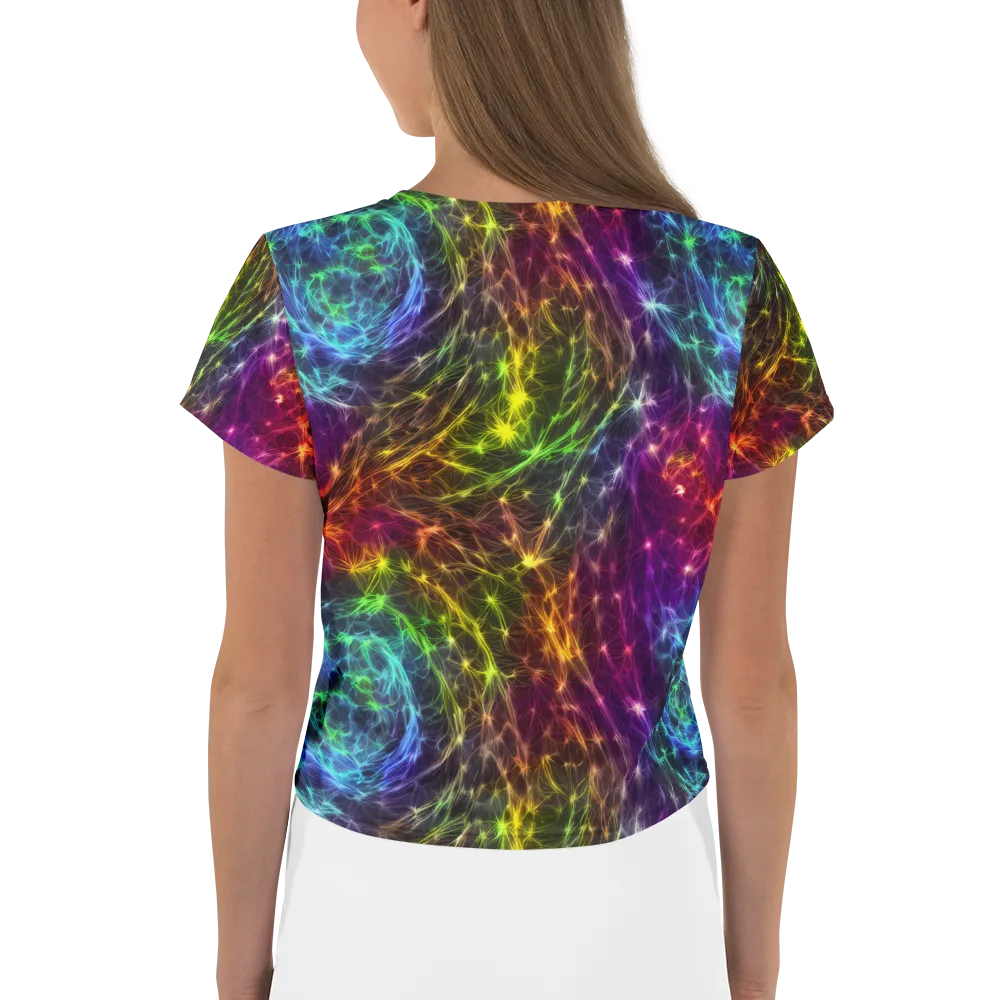 Cosmic Filaments on Crop Tee — Back