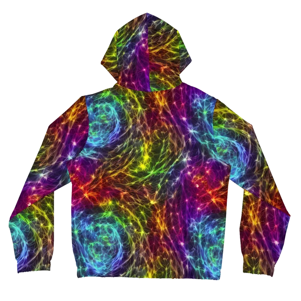 Cosmic Filaments on Women's Full-Zip Hoodie — Back