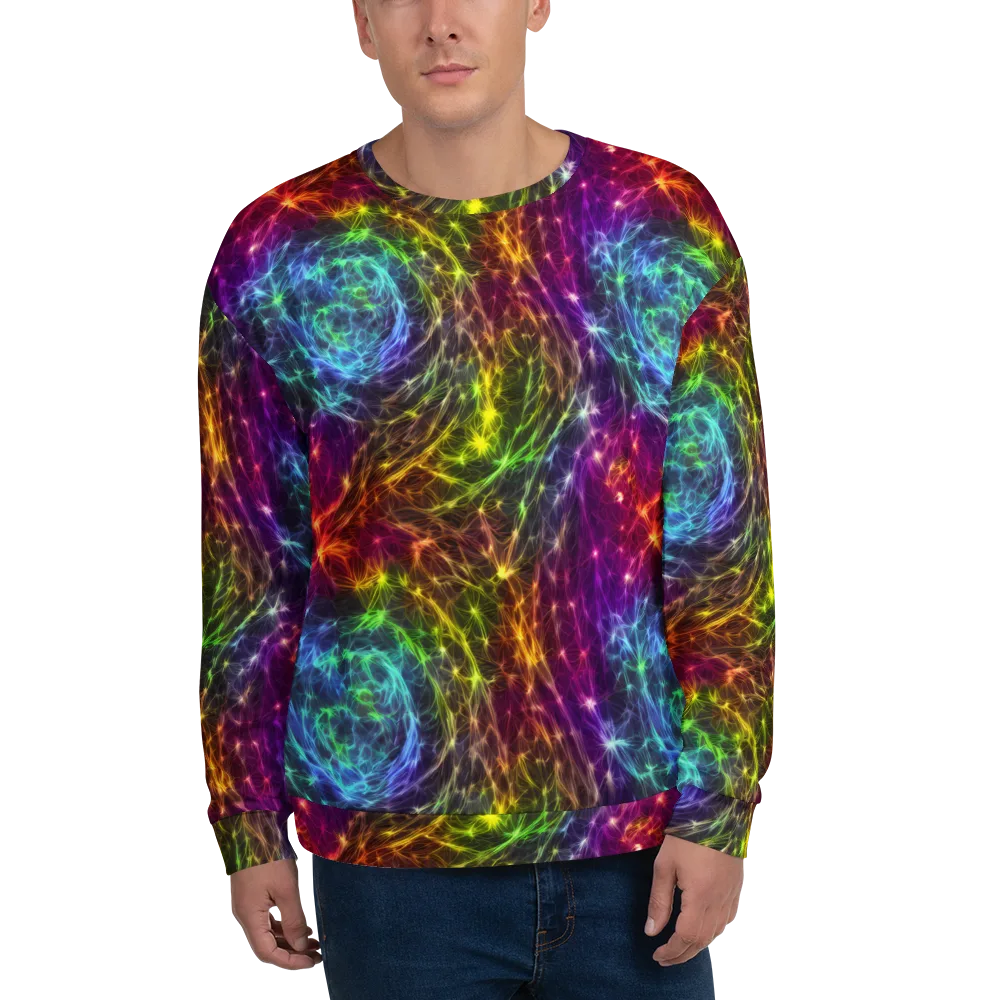 Cosmic Filaments on Sweatshirt — Front