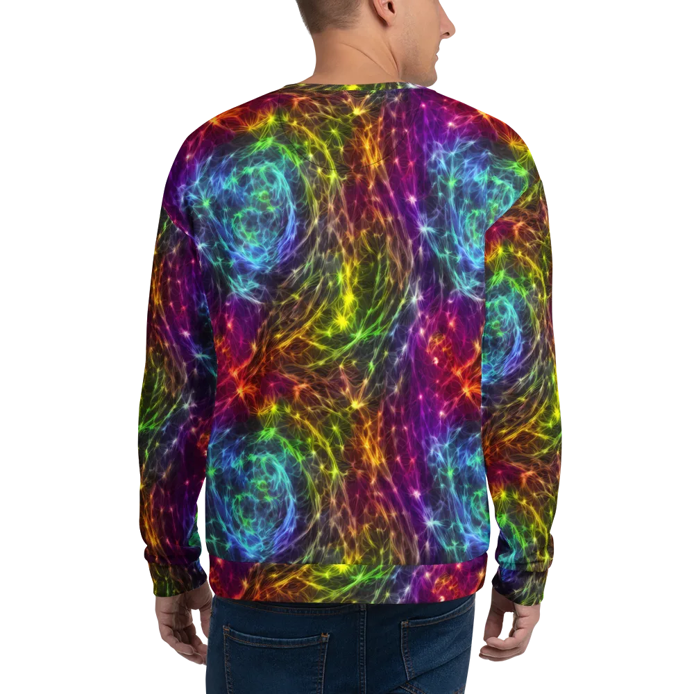 Cosmic Filaments on Sweatshirt — Back