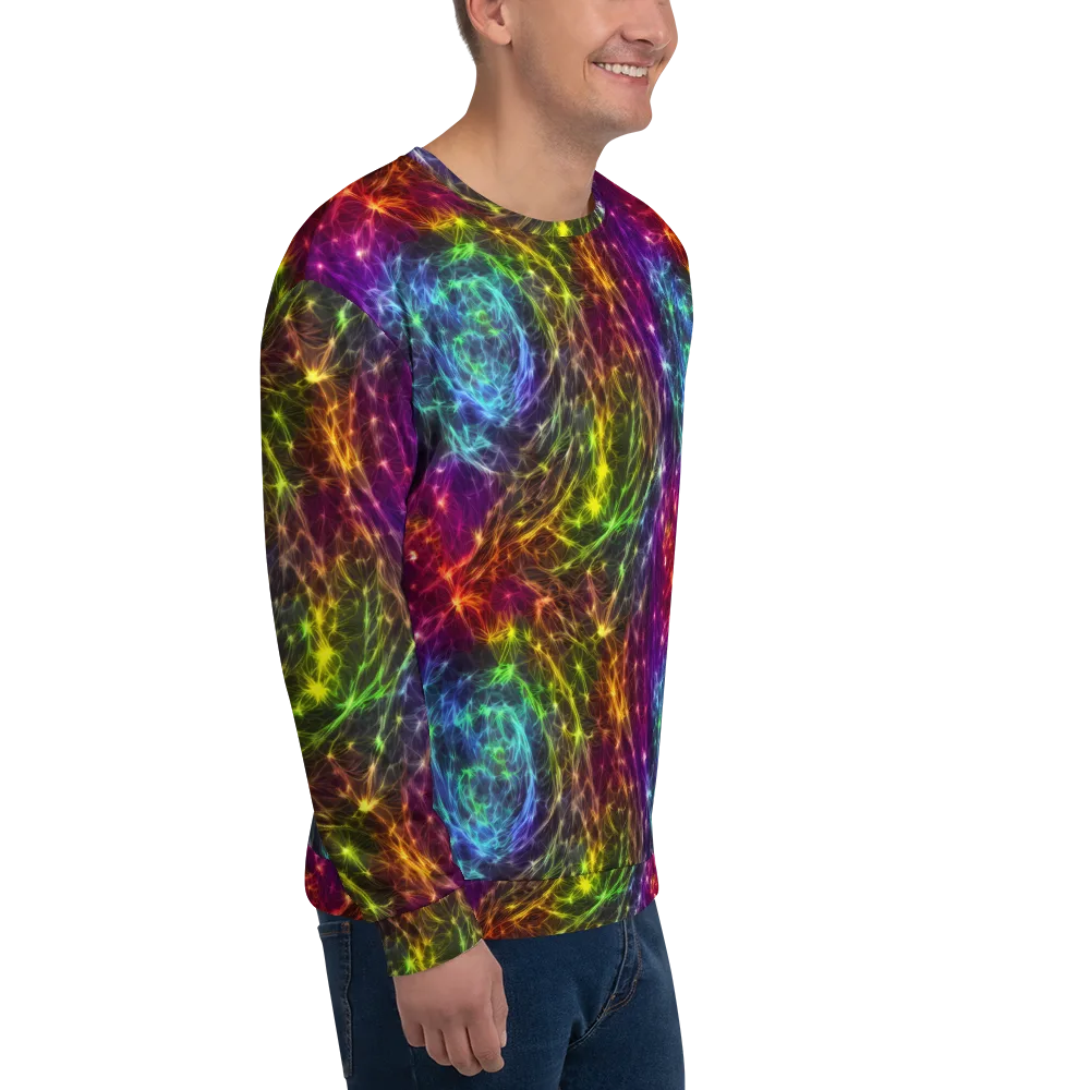 Cosmic Filaments on Sweatshirt — Right Front