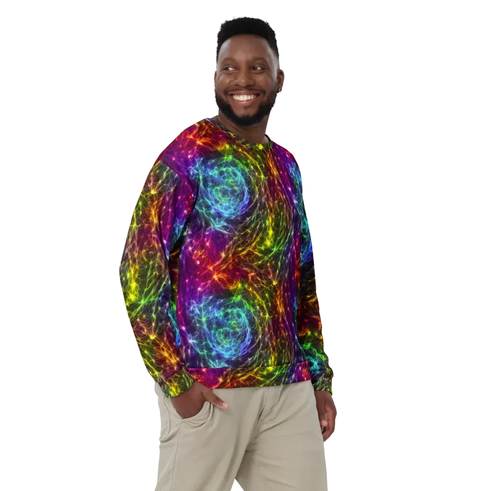 Cosmic Filaments on Sweatshirt — Front