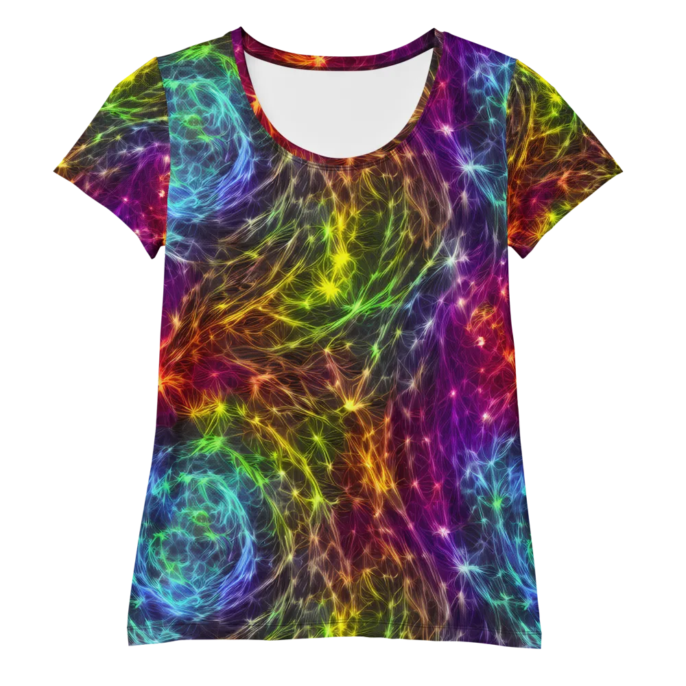 Cosmic Filaments on Women's Athletic T-Shirt — Front