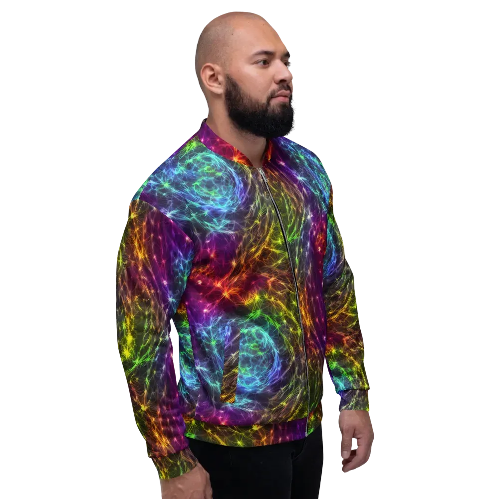 Cosmic Filaments on Bomber Jacket — Right
