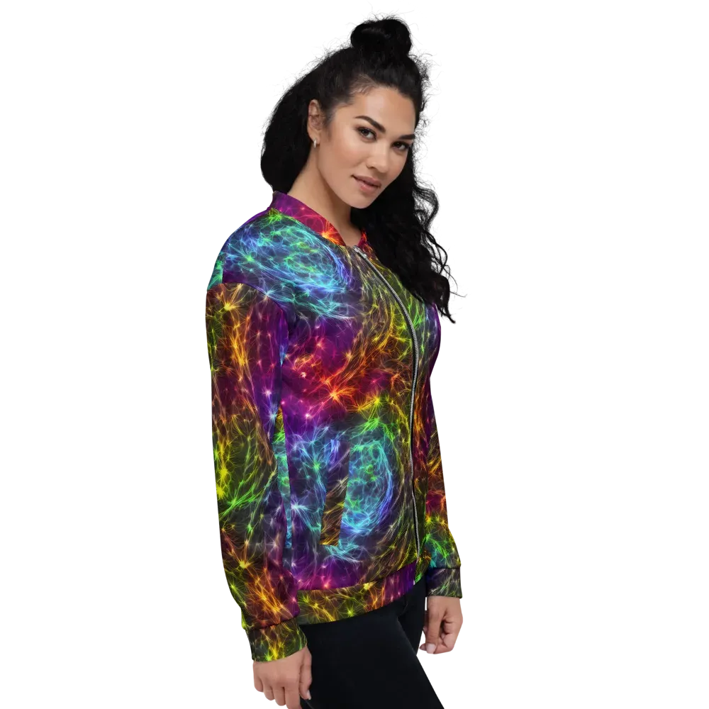 Cosmic Filaments on Bomber Jacket — Right