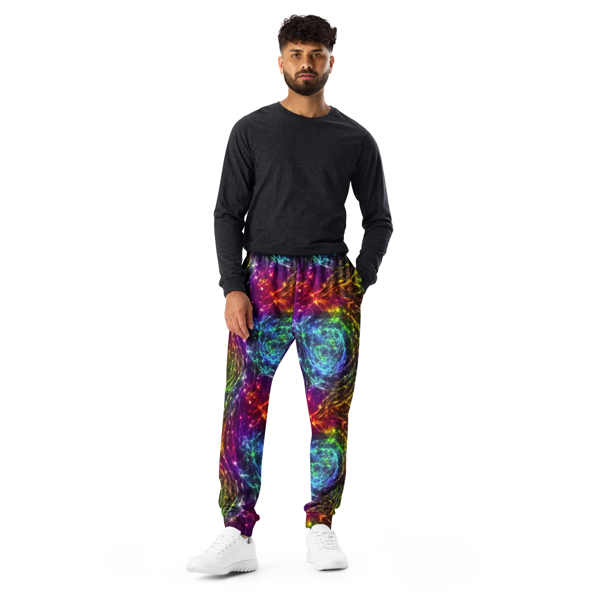 Cosmic Filaments on Men's Joggers — Front