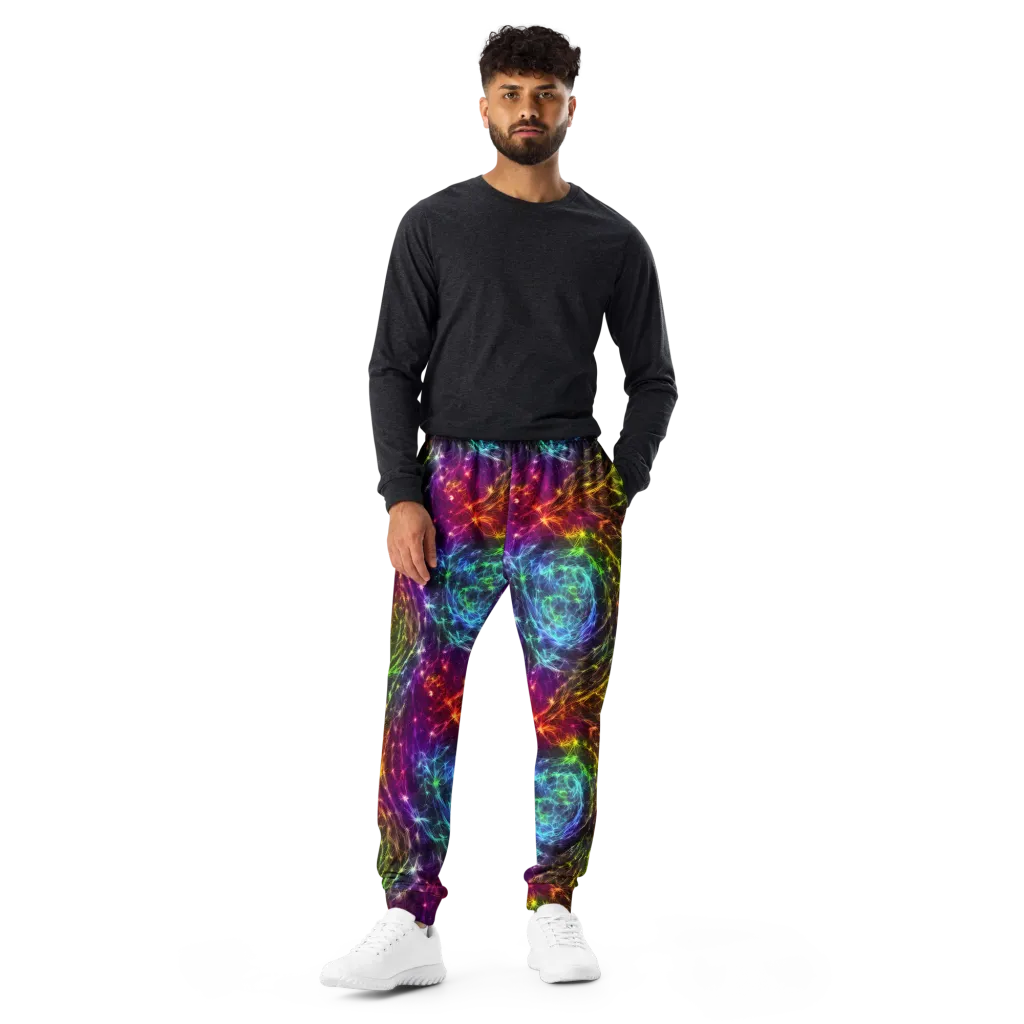 Cosmic Filaments on Men's Joggers — Front