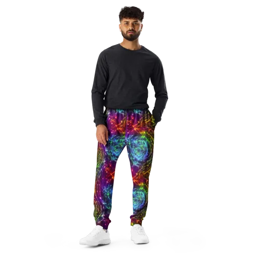 Cosmic Filaments on a Men's Joggers
