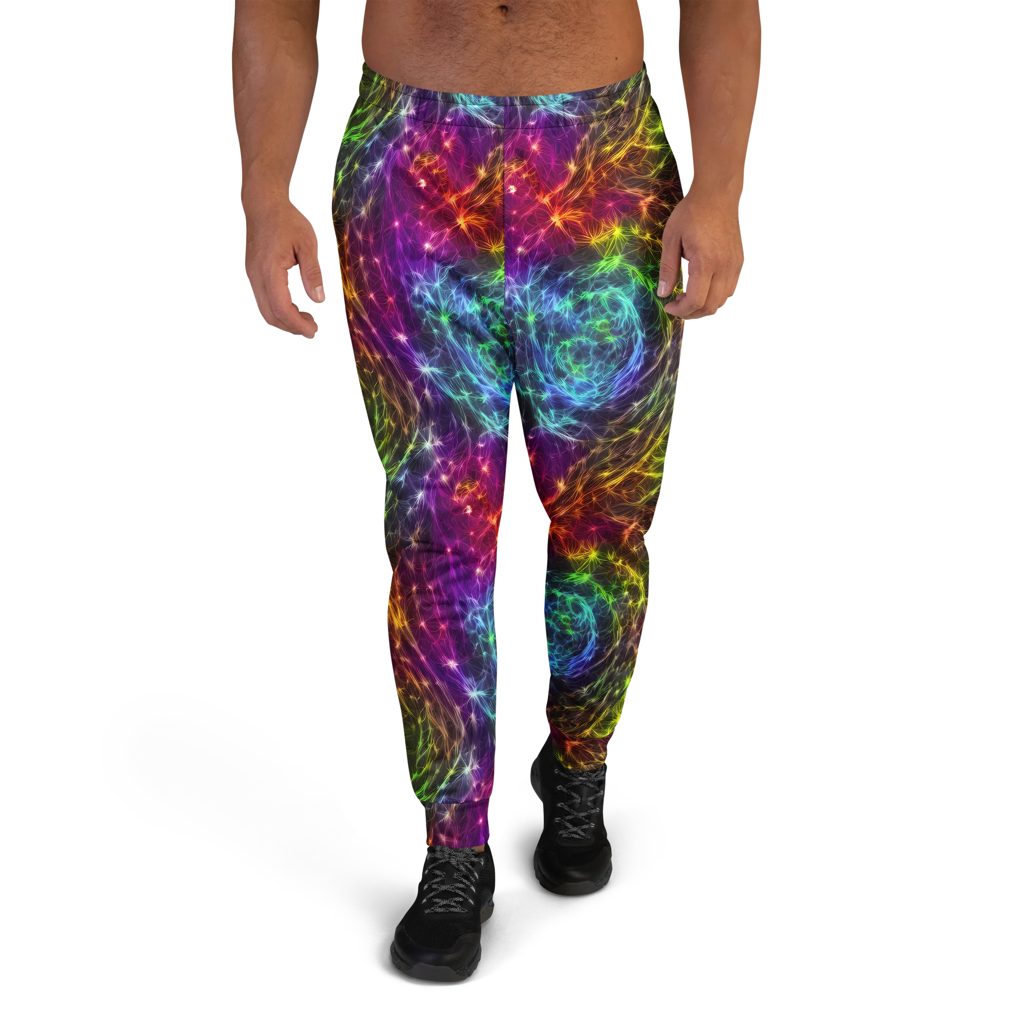 Cosmic Filaments on Men's Joggers — Front