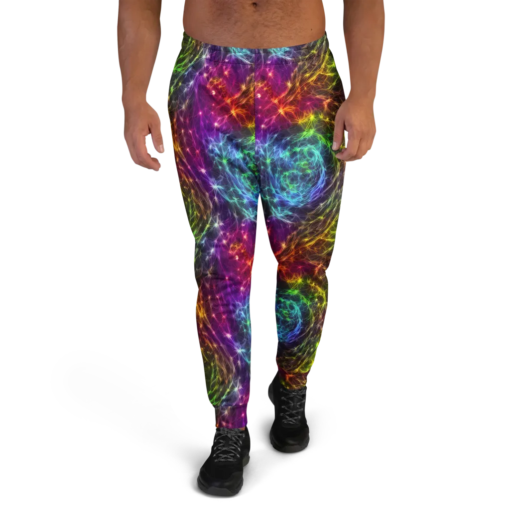 Cosmic Filaments on Men's Joggers — Front