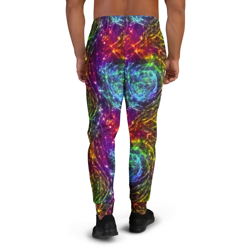 Cosmic Filaments on Men's Joggers — Back