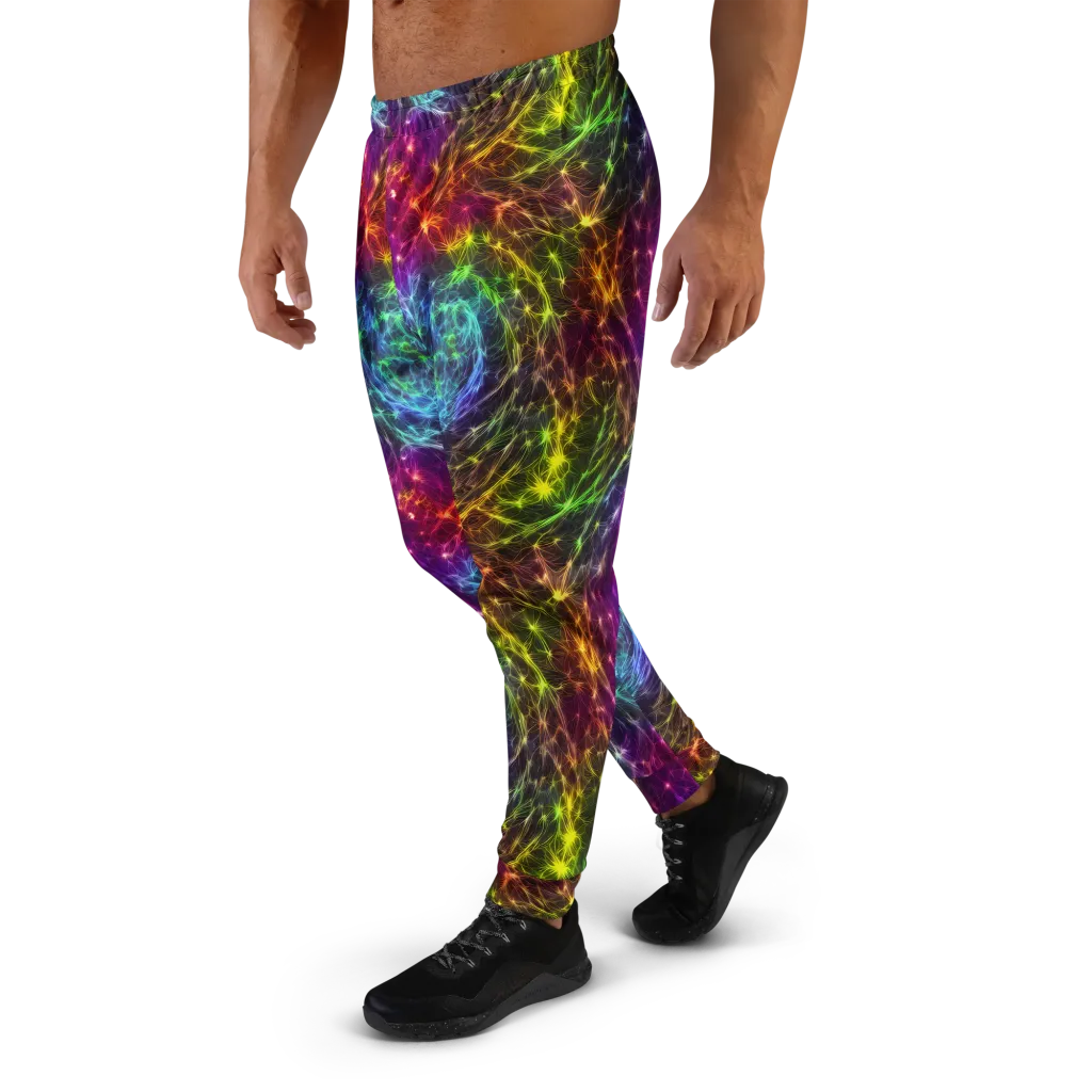 Cosmic Filaments on Men's Joggers — Left