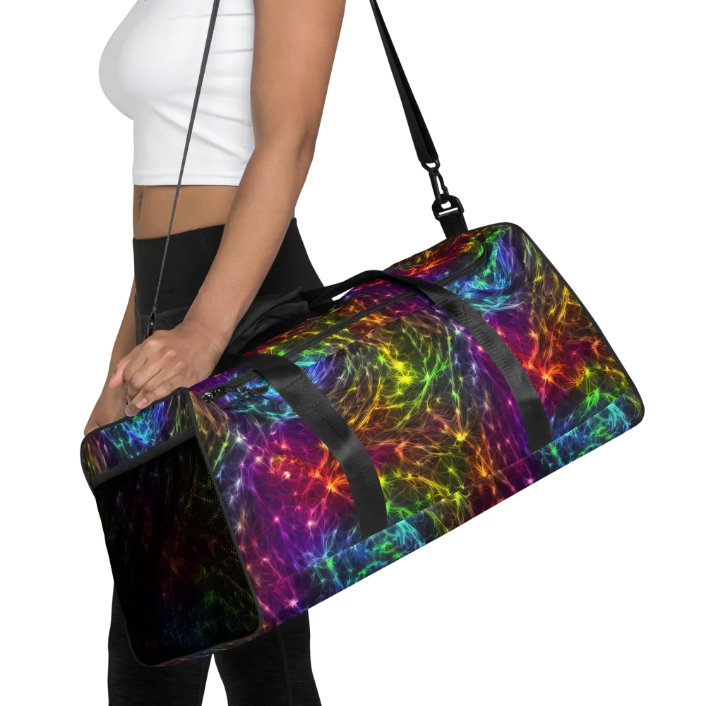 Cosmic Filaments on Duffle Bag — Front