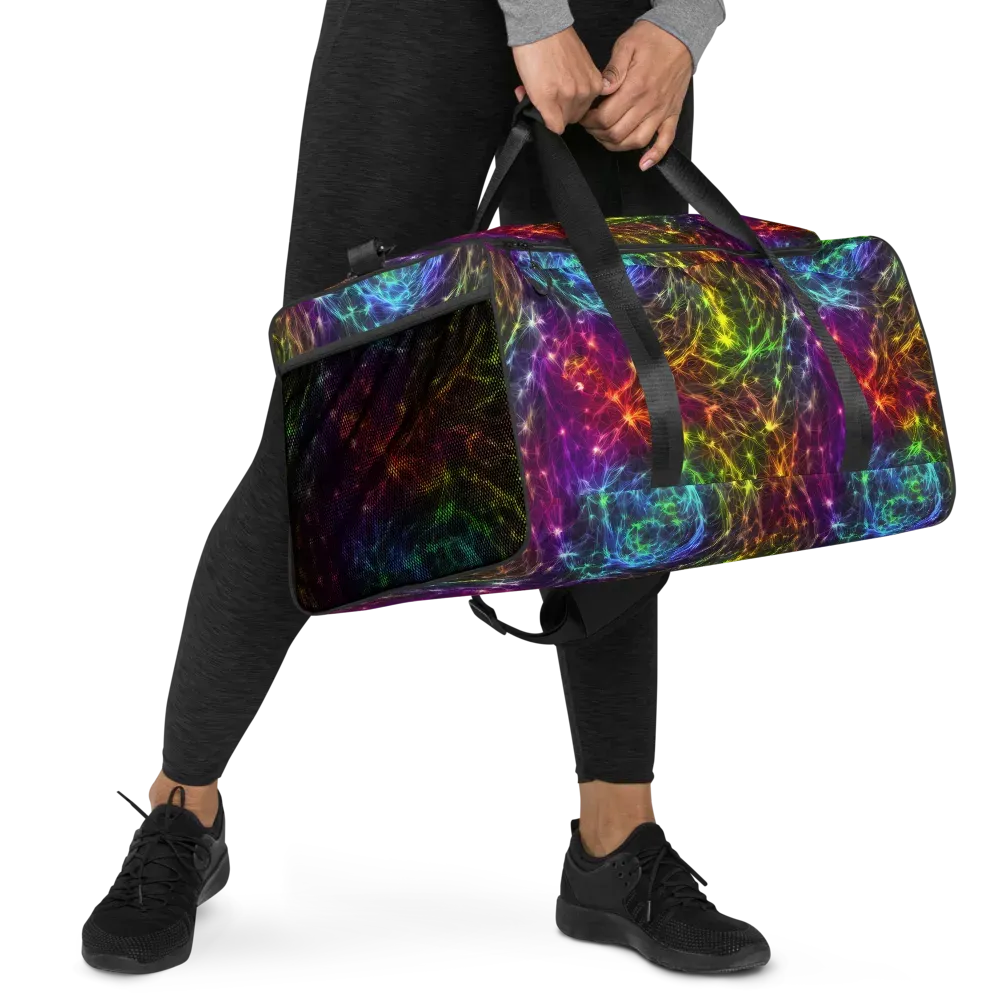 Cosmic Filaments on Duffle Bag — Right Front