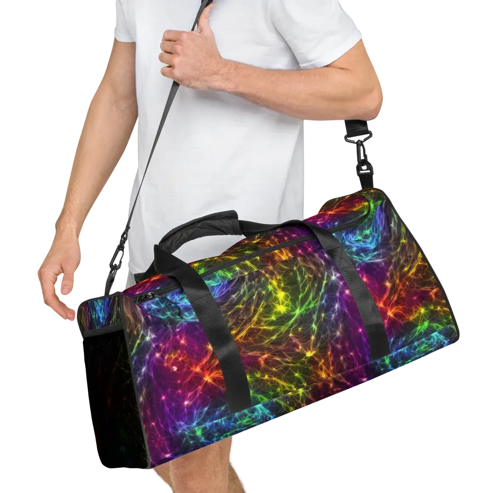 Cosmic Filaments on Duffle Bag — Right Front