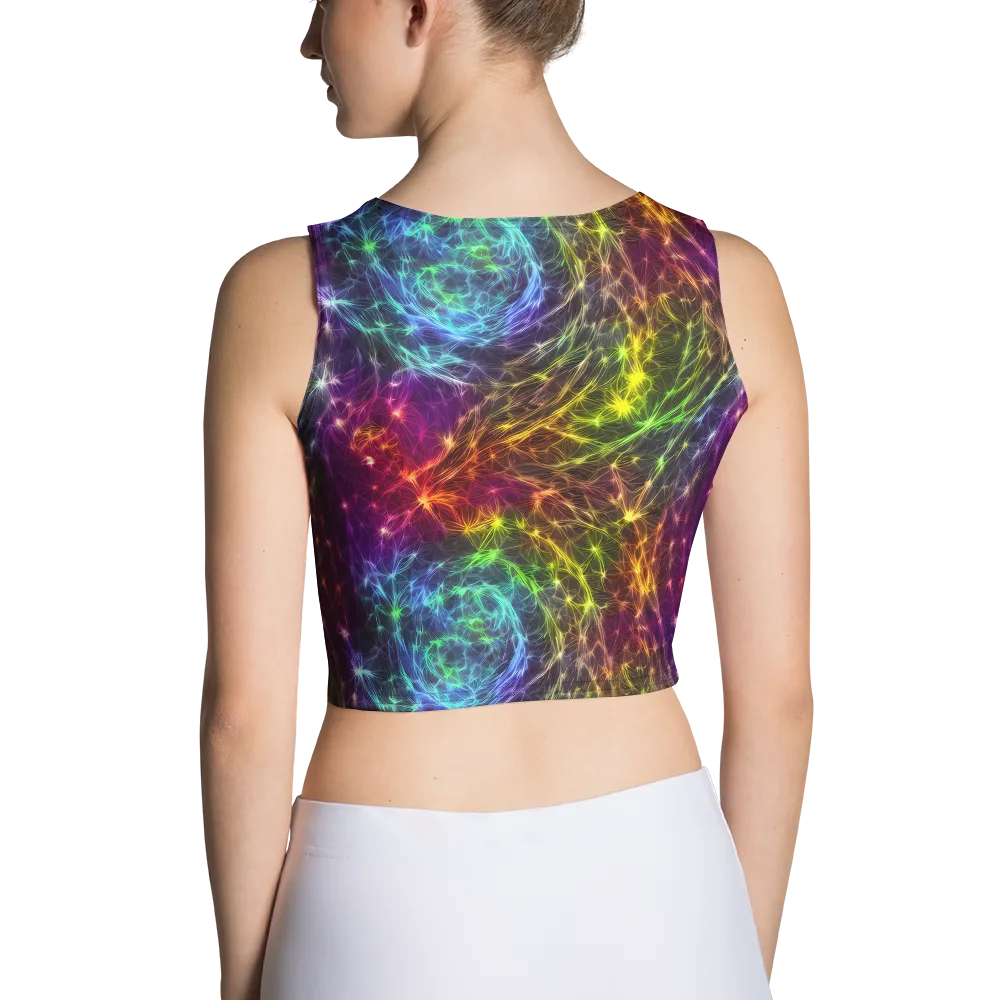 Cosmic Filaments on Crop Top — Back