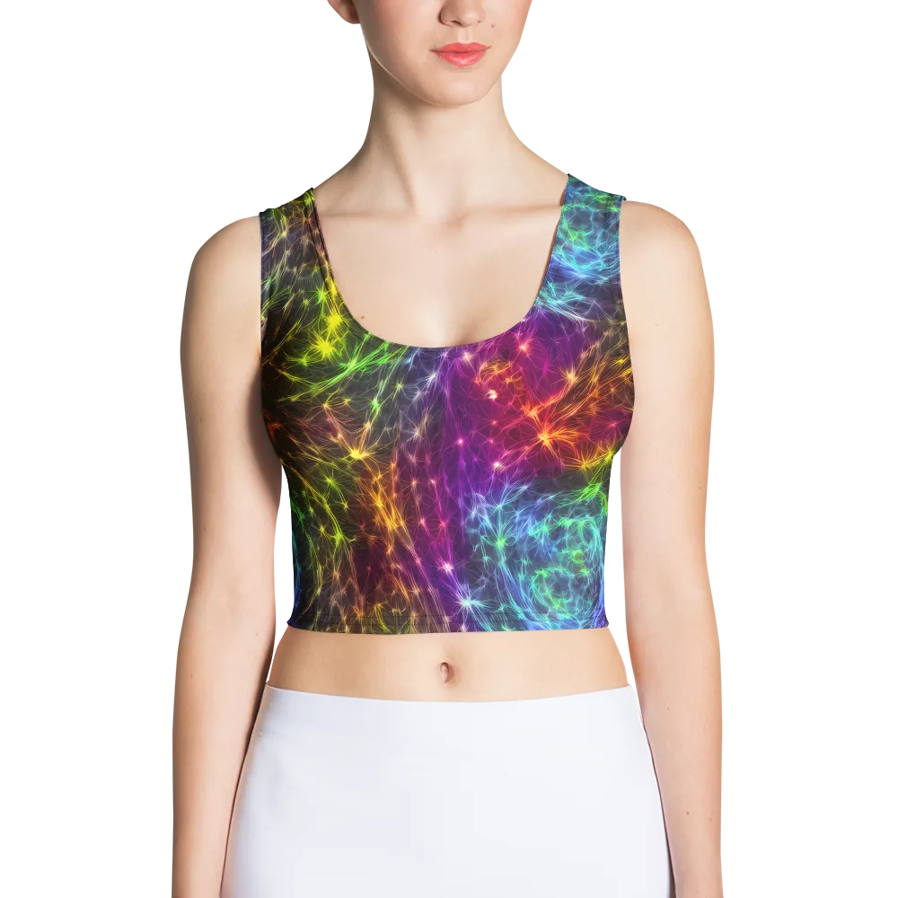 Cosmic Filaments on Crop Top — Front