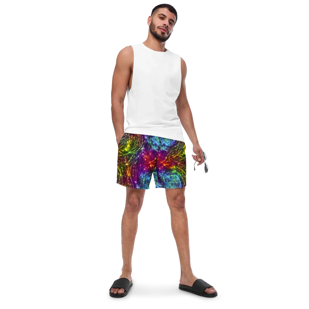 Cosmic Filaments on Swim Trunks — Front
