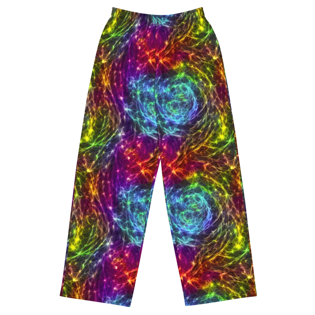 Cosmic Filaments on Wide-Leg Pants — Front